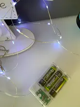 Light-String Garland Copper-Wire-Lights Battery-Power Festoon Fairy LED Christmas Wedding