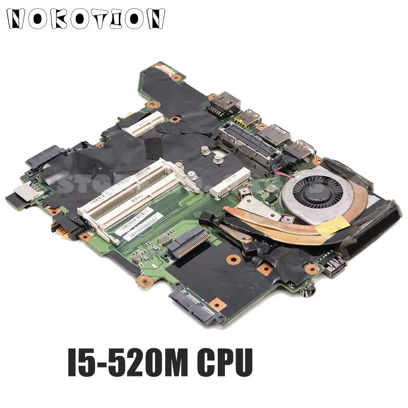 04w1903 для Lenovo ThinkPad T410s Материнская плата ноутбука i5-520M 2.4 ГГц Процессор QS57 GMA HD DDR3
