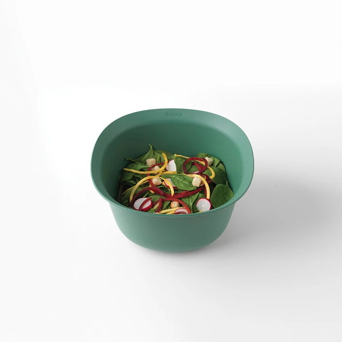 Mixing Bowl, 3.2L, TASTY+ - Fir Green - 8710755122248 Brabantia_96dpi_1181x1172px_E_NR-15200