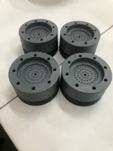 Almohadilla de pies para lavadora antivibración, Kit de rodillo antideslizante Universal para lavadora, elevación para mobiliario, Base para el pie, 1 Uds.