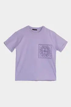 

Trendyol Embroidered Semifitted Knitted T-Shirt TWOSS20TS1415