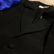 Female Blazers TWOTWINSTYLE Plus-Size Fashion Clothing Patchwork Autumn Color New Hit