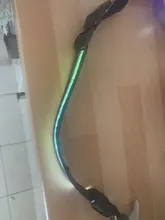 Dog-Collar Led-Light Custom Glowing Personalized Lettering Nylon Adjustable Cat Night-Safety