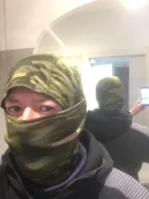 Multicam camuflaje Balaclava bufanda para todo el rostro máscara senderismo ciclismo y caza ejército moto militar cubierta de la cabeza táctico Airsoft gorra para hombres