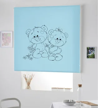 

Blind Iroa roll Child/Candy Cubs! ROLLER BLINDS TRANSLUCENT! (SKY BLUE 100X175)