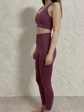 Conjunto de Yoga sin costuras para mujer, ropa deportiva de entrenamiento, gimnasio, Top corto de manga larga, Leggings de cintura alta, trajes cortos, 2/3/5 Uds.