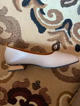 Nuevos zapatos bajos de primavera de las mujeres de tacón bajo Ballet cuadrado del dedo del pie superficial marca de zapatos Slip On mocasines zapatos de mujer de gran tamaño 35-41