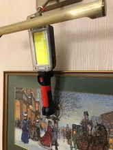 Portable Lantern Flashlight Work-Lighting Battery Fishing-Lamp Magnetic Camping 2--18650