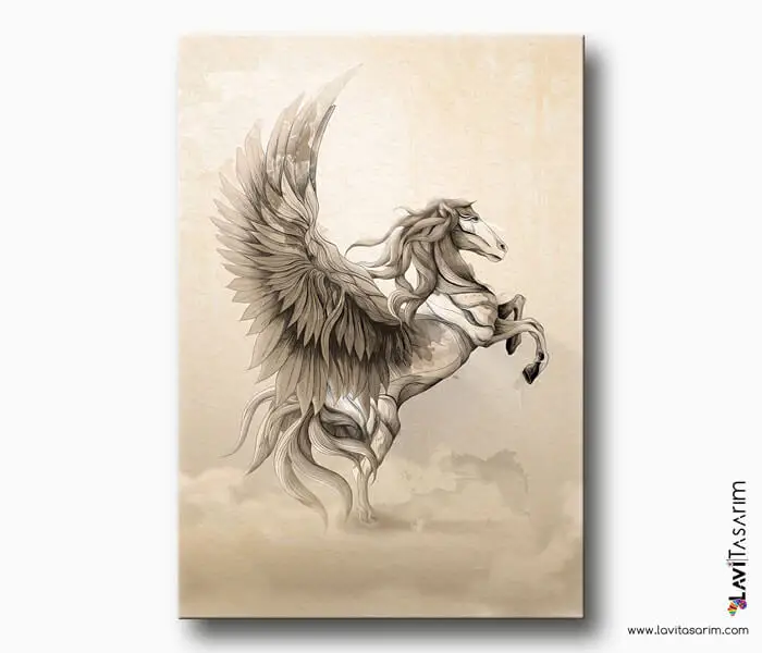 Pegasus Холст Живопись-домашний фоторамки настенная фоторамка Деревянная Картина