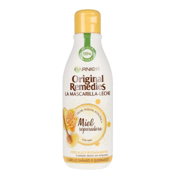 

Hair Mask ORIGINAL REMEDIES leche y miel Garnier (300 ml)