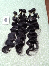 Uneed-mechones de cabello ondulado brasileño, Extensiones de Cabello 100%, Remy, mechones de cabello humano postizo, mechones de 30, 32 y 40 pulgadas, Color Natural, compra 1/3/4 Uds.