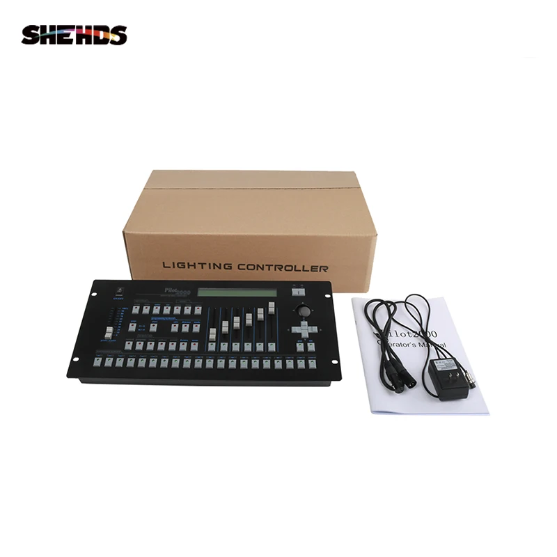 SHEHDS DMX консоль Пилот 2000 512 регулятор каналов сценический эффект светильник ing оборудование 3 штифта для Светодиодный светильник с движущейся головкой