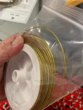 Alambre de acero inoxidable resistente, alambre para bisutería de cola de tigre para fabricación de joyas, 0,3/0,45/0,5/0,6mm, 1 rollo