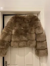 ZADORIN-abrigos de visón de S-3XL para mujer, Top de piel sintética rosa a la moda, prendas de vestir cálidas y gruesas, chaqueta de piel falsa para invierno, 2020