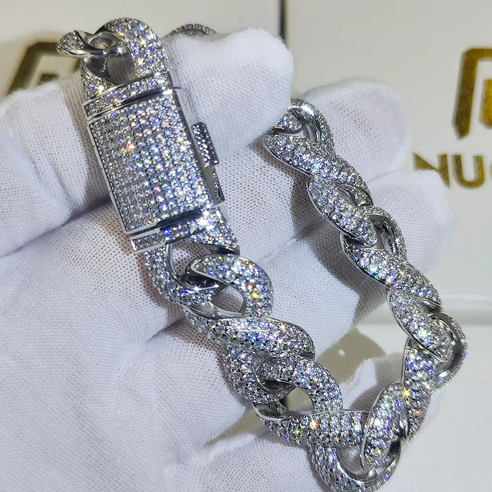 Men's Iced Out Miami Diamond Cuban Link Bracelet