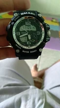 SMAEL- Relojes deportivos digitales para hombre, reloj masculino de pulsera LED, de cuarzo resistente al agua 50m