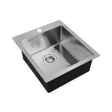 Мойка для кухни ZorG ZL R 450510(цвет стальной, габаритные размеры 450 х 510 мм, материал нержавеющая сталь, форма мойк