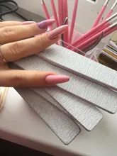 Profesional 5 unids/set de archivo 100/180 tope de lijado de bloques de uñas pulido removedor de Kits de herramientas de manicura pedicura