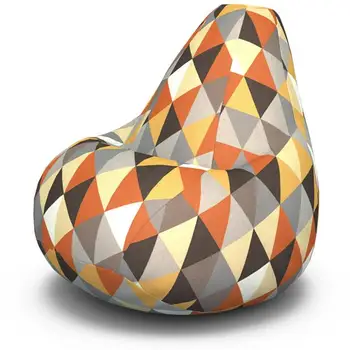 

Set of covers "pear", jacquard, rhombus Orange