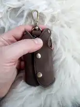 Bag Chain Key-Ring-Case-Holder Genuine-Leather Designer Fashion Y1002 Key-Package Quality