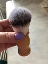 1PC profesional de los hombres brocha de afeitar con mango de madera de Nylon puro para hombres de limpieza de máscara cosméticos herramienta