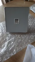 RJ45 enchufe de pared para ordenador Panel CAT5E el módulo de red de computadora conectar Jack Panel de vidrio de cristal de red de Cable de interfaz de salida