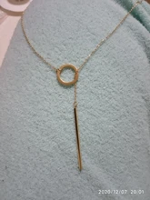 Necklaces Korean-Pendant Aesthetic Gold Choker Fashion Jewelry Stainless-Steel Emanco