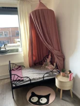 Mosquitera para cuna de bebé, mosquitera de princesa para niñas, ropa de cama colgante, dosel para cama de bebé, tienda y cortina, decoración para habitación
