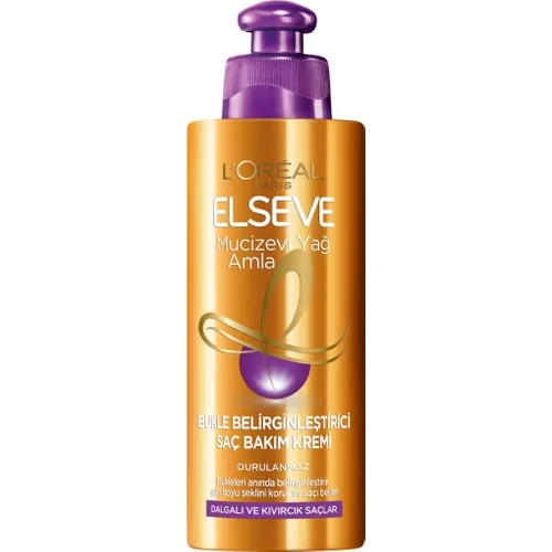 Elseve Amla Oil Curling Sharpening The Hair Care cream 200 ml curly straight hair for hair conditioner