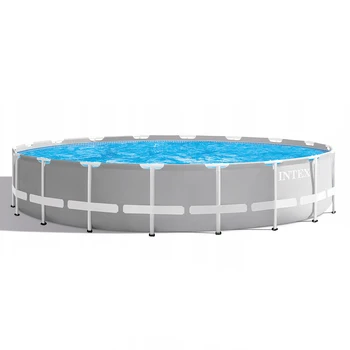 

Intex Pool scaffold prismatic, 610 х132 cm, built-in filter pump, 26756
