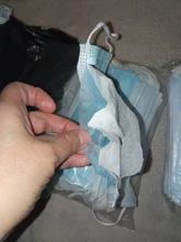 Mascarilla médica desechable, máscara quirúrgica de 3 capas con filtro, no tejida, antipolvo, con elásticos, Color azul y rosa, 7 colores, nueva