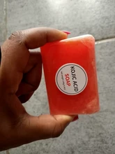 Jabón blanqueador de Ácido Kójico, jabonera que aclara la piel de la cara, con cubierta negra oscura