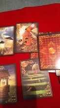 Tarjetas doradas de oráculo lenorand, cartas de Tarot, guía mística, adivinación, entretenimiento, juego de mesa, 47 hojas/caja