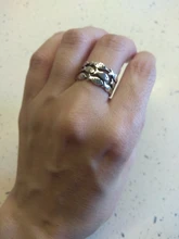 Vintage de plata grande multicapa de Color anillos con forma de pescado para las mujeres, declaración de anillo de boda, anillos anelli