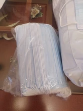 Mascarilla médica desechable no tejida, máscara quirúrgica de 3 capas con filtro, transpirable, antipolvo