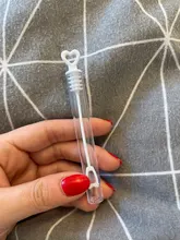 Botella de jabón con varita de corazón para niño, compacto y portátil juguete de burbujas de jabón, ideal para decoración de boda, 60/100 Uds.