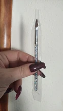 Pincel de Arte de uñas de cristal, herramienta de salón de manicura, esculpido de puntas, acrílico, UV, Gel Builder, pintura, punteado, 1 ud.