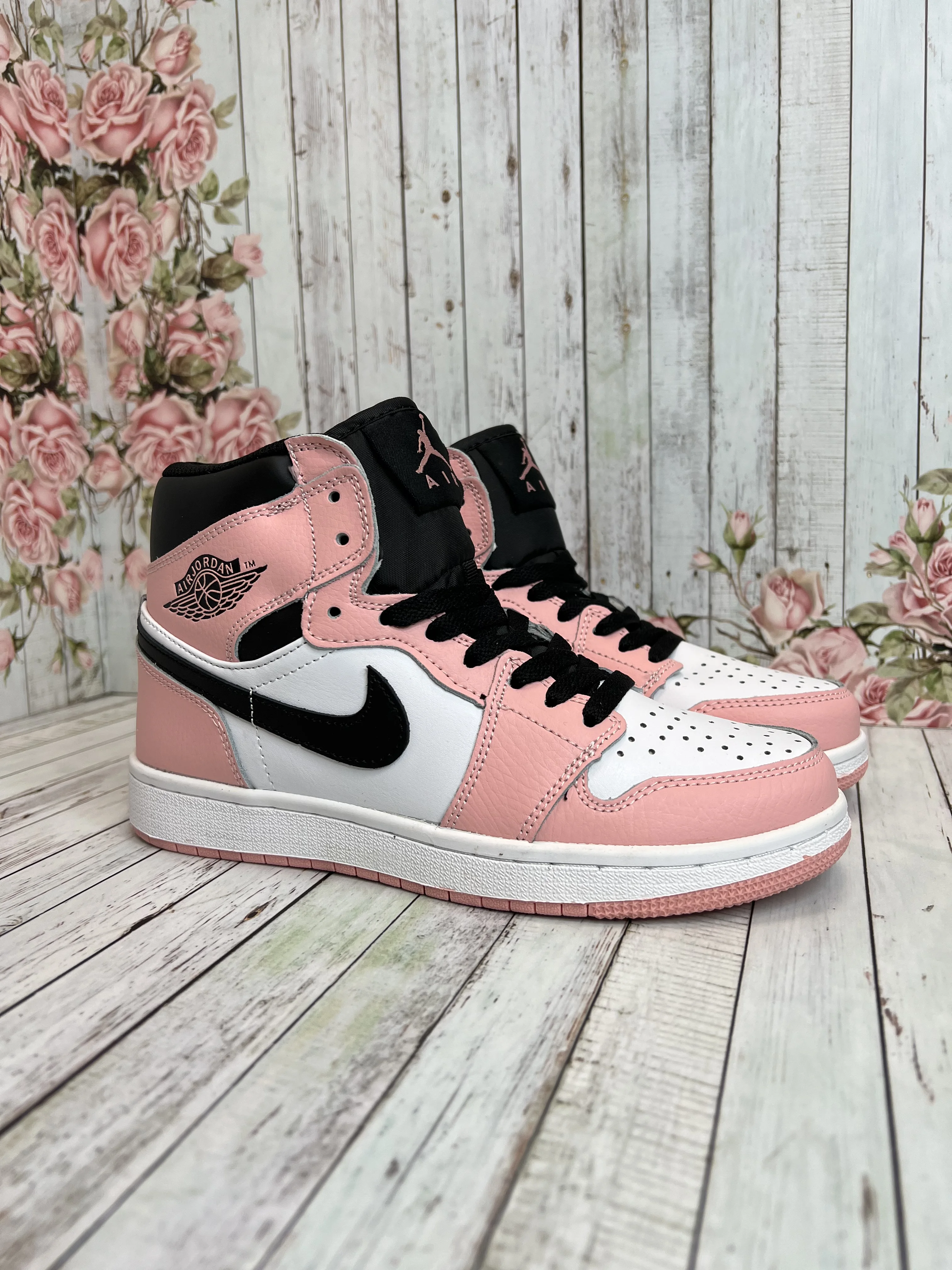 Zapatillas Air Jordan (Jordan) para Adolescente, color rosa, para  mujer|Zapatos vulcanizados de mujer| - AliExpress