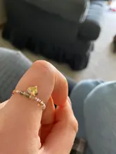 AOMU-anillos de cuentas de cristal minimalistas para mujer, joyas finas apiladas geométricas, joyería de regalo de fiesta, 2020