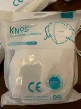 Mascarilla KN95 con filtro de seguridad, máscara facial antipolvo FFP2, respirador KN95, reutilizable, protector KN 95, FPP2, 5-100 uds.
