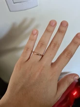 Ramos 2mm titanium acero tricolor anillo de combinación simple liso anillo de moda para una mujer o un hombre regalo de boda