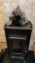 Home Silent Stove Fan with 4 Blades Heat Powered Electrical Fan for Fireplace