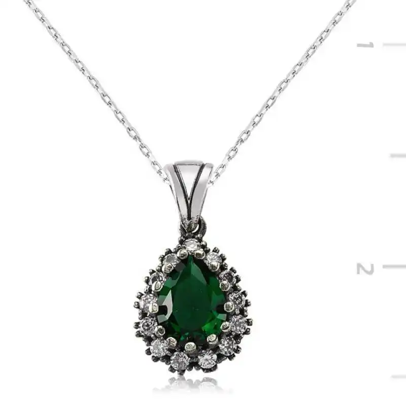 KUTAYDAN 925 пробы Серебряное ожерелье Hurrem Sultan Lady|Подвески| |