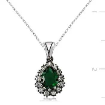 

KUTAYDAN 925 Sterling Silver Hurrem Sultan Lady Necklace