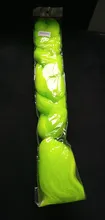 Pelo trenzado sintético 100g 24 pulgadas Single Color degradado verde amarillo Rosa rubia trenza extensión de pelo giro Jumbo MUMUPI