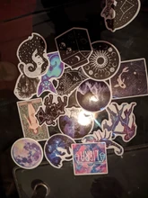 Pegatinas de constelación de dibujos animados para niños, pegatina de galaxia de sueño para monopatín impermeable, guitarra, Maleta, portátil, grafiti, juguete para niños, 50 Uds.