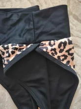 Womens Swimsuits Swimwear Bikinis Biquini Beachwear Patchwork Leopard Push-Up Ingaga Sexy