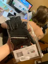 ABU Garcia-guantes de pesca de cuero de alta calidad, cómodos, antideslizantes, para pesca al aire libre, 1 par