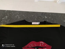 Black T-Shirts Short-Sleeve Trend-Tops Hot-Drilling Korean-Version Cotton Women Summer