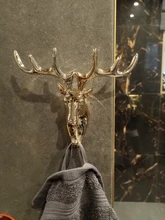 Hooks Hook-Rack-Holder Head-Wall-Hanger Animal-Shaped Deer Rhino-Horse Giraffe Elephant